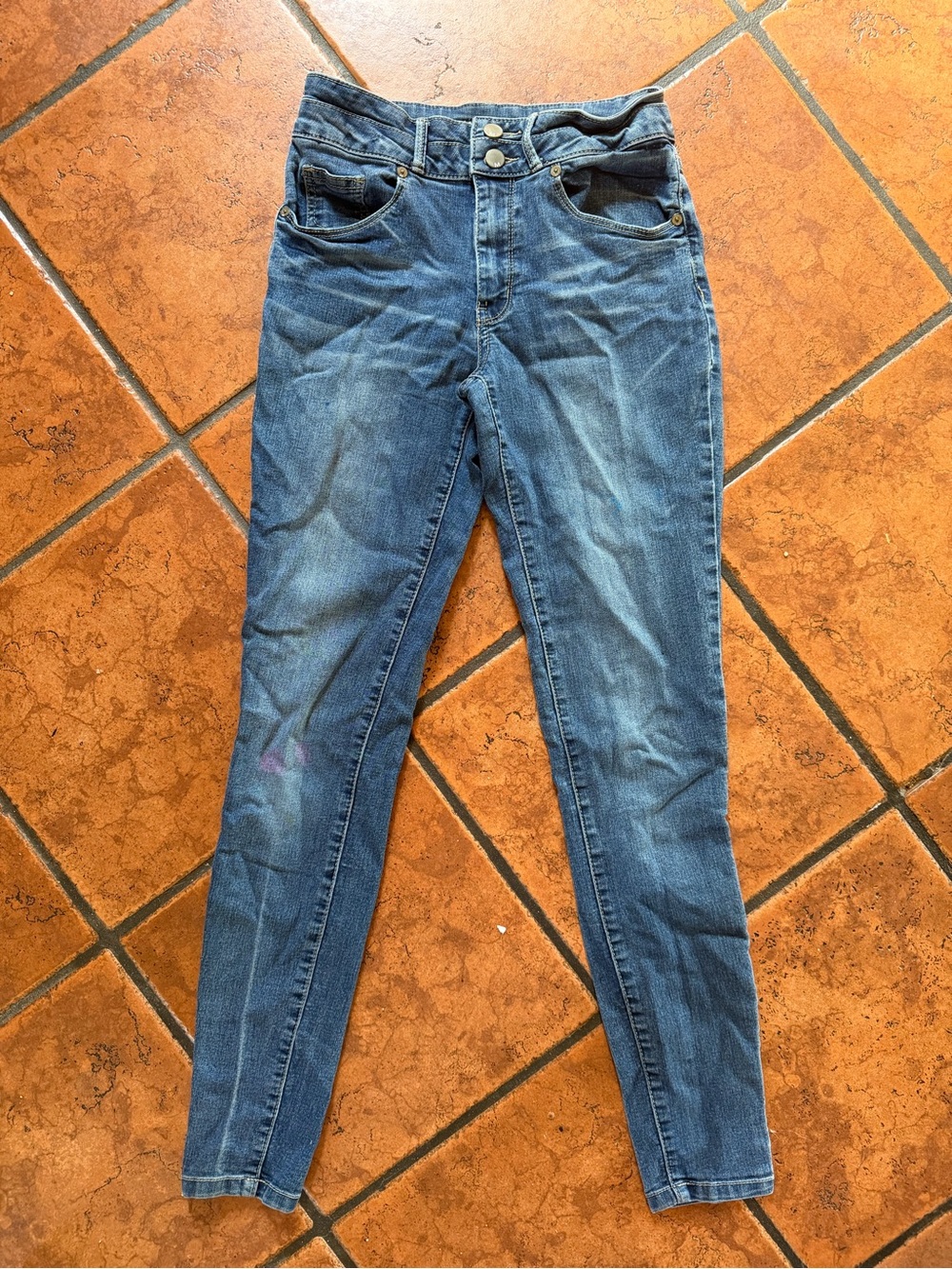 Mossimo Supply Co. Skinny Jeans - Medium Blue Wash